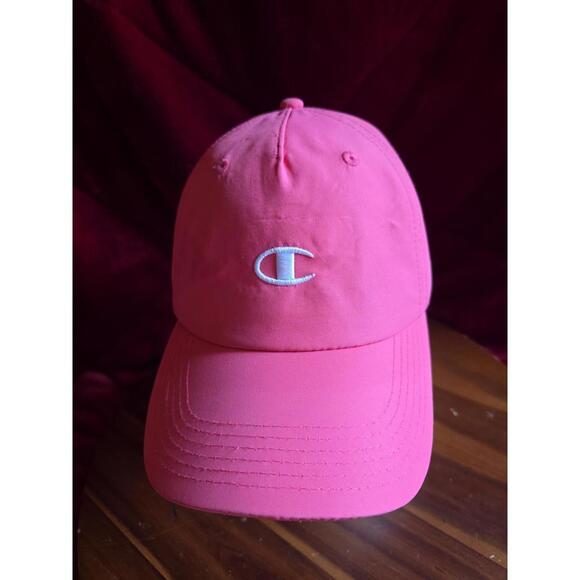 Champion Woman's Coral Hat Strapback Dri Fit great condition - Picture 1 of 5